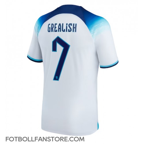 England Jack Grealish #7 Hemma matchtröja VM 2022 Kortärmad Billigt